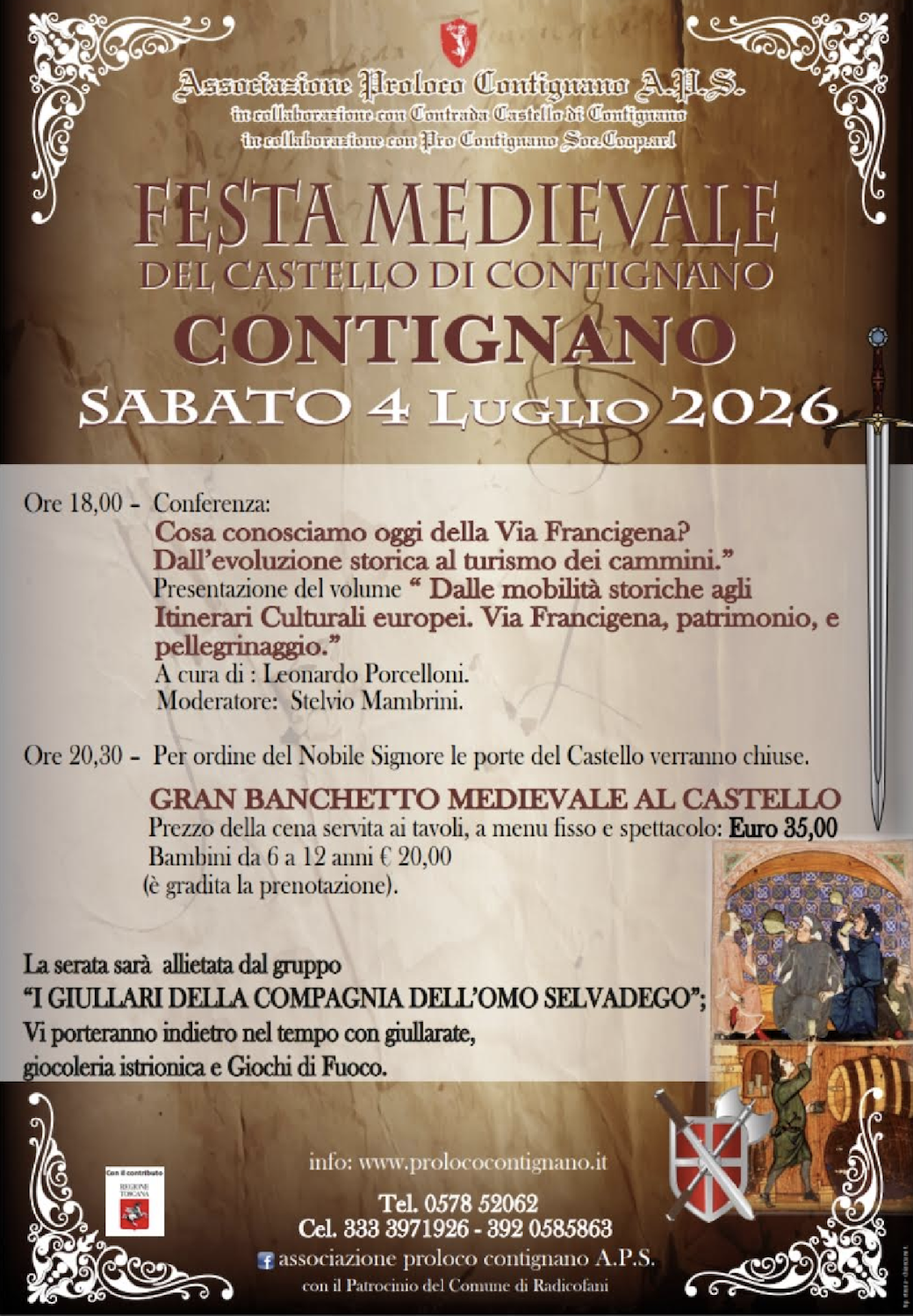Locandina Festa Medievale - ed. 2017